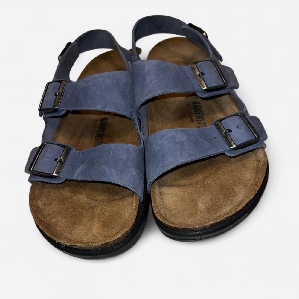 Birkenstock Blue Sandals with Adjustable Straps